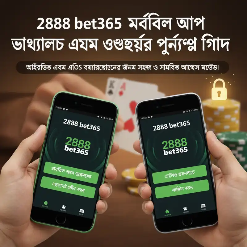 2888 bet365 মোবাইল অ্যাপ ইন্টারফেস এবং ডাউনলোড গাইড